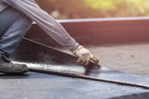 Professional Emergency Waterproofing technician working in Rush, NY